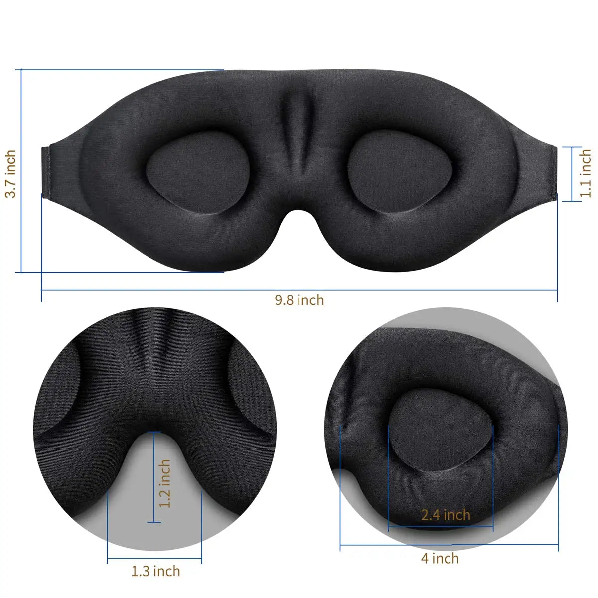 3D Konturierte Schlafmaske - AnavaShop