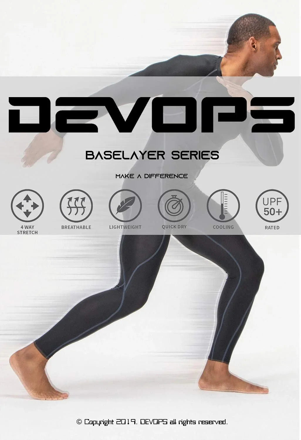 2 or 3 Pack Men'S Compression Pants Athletic Leggings with Pocket/Non-Pocket - AnavaShop