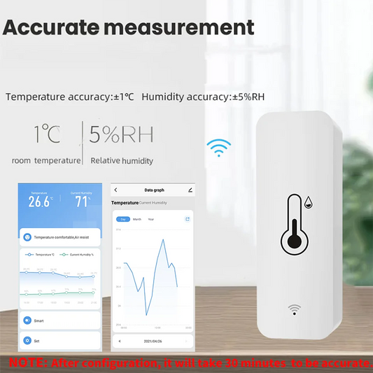 SmartLife WiFi Temp & Humidity Sensor - AnavaShop