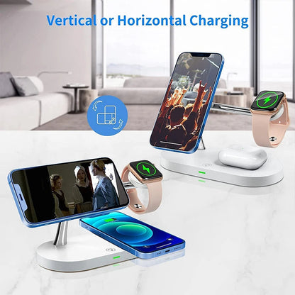 Magnetic 3-in-1 Wireless Charger Station - AnavaShop