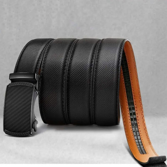 Eleganter Leder-Klickgürtel