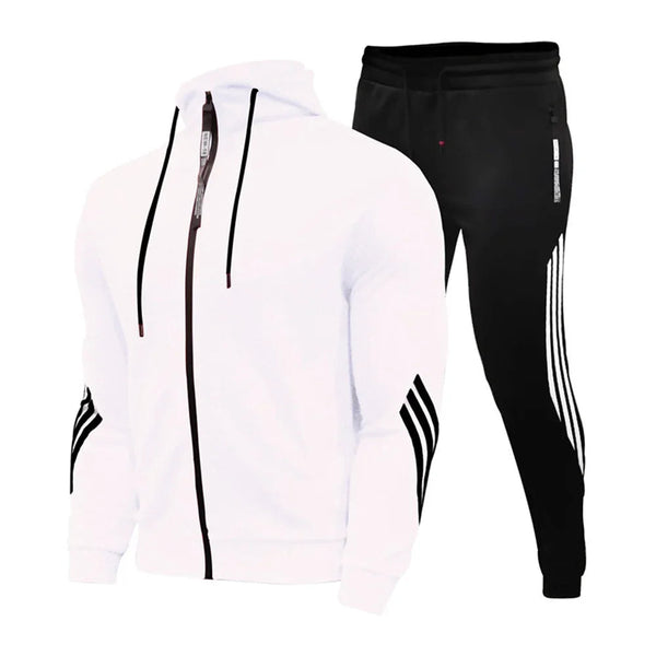 Bunte Zipper Hoodie Set - AnavaShop