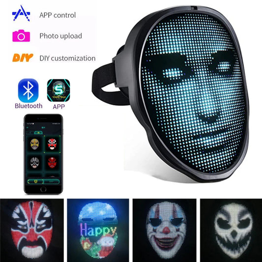 Leuchtende Party-Gesichtsmaske
