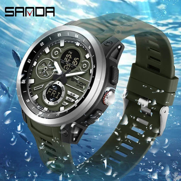 Sportliche Damen-Armbanduhr