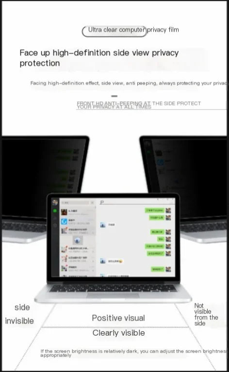 Anti-Spy Laptop Privatsphäre-Bildschirmschutz - AnavaShop