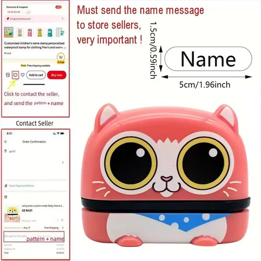 Personalisierte Namensstempel für Kinder - AnavaShop
