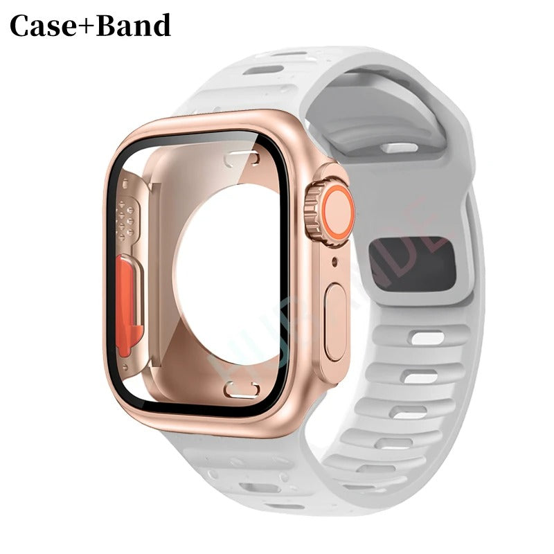 Silikonarmband + Hülle für Apple Watch Hülle - AnavaShop