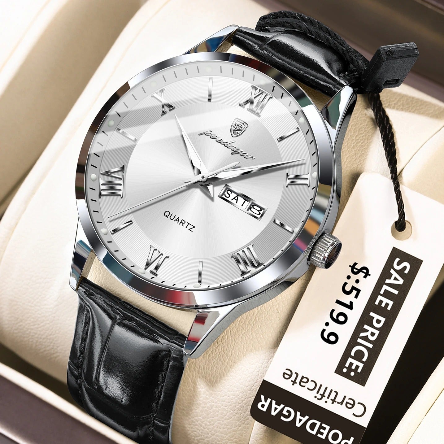 POEDAGAR Top Luxus Uhr Für Männer Militärische Wasserdichte - AnavaShop