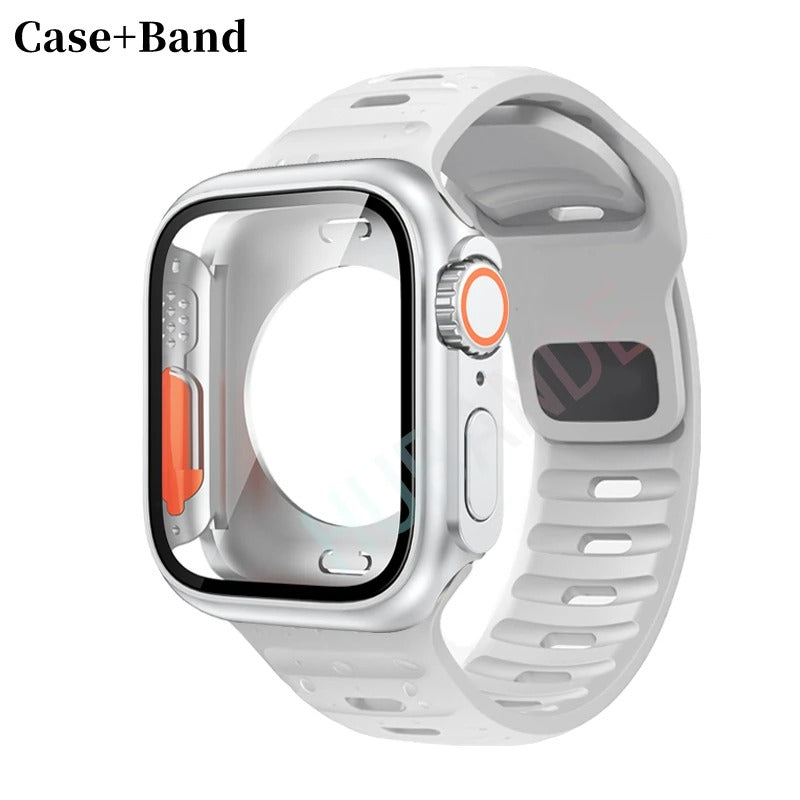 Silikonarmband + Hülle für Apple Watch Hülle - AnavaShop