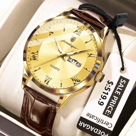 POEDAGAR Top Luxus Uhr Für Männer Militärische Wasserdichte - AnavaShop