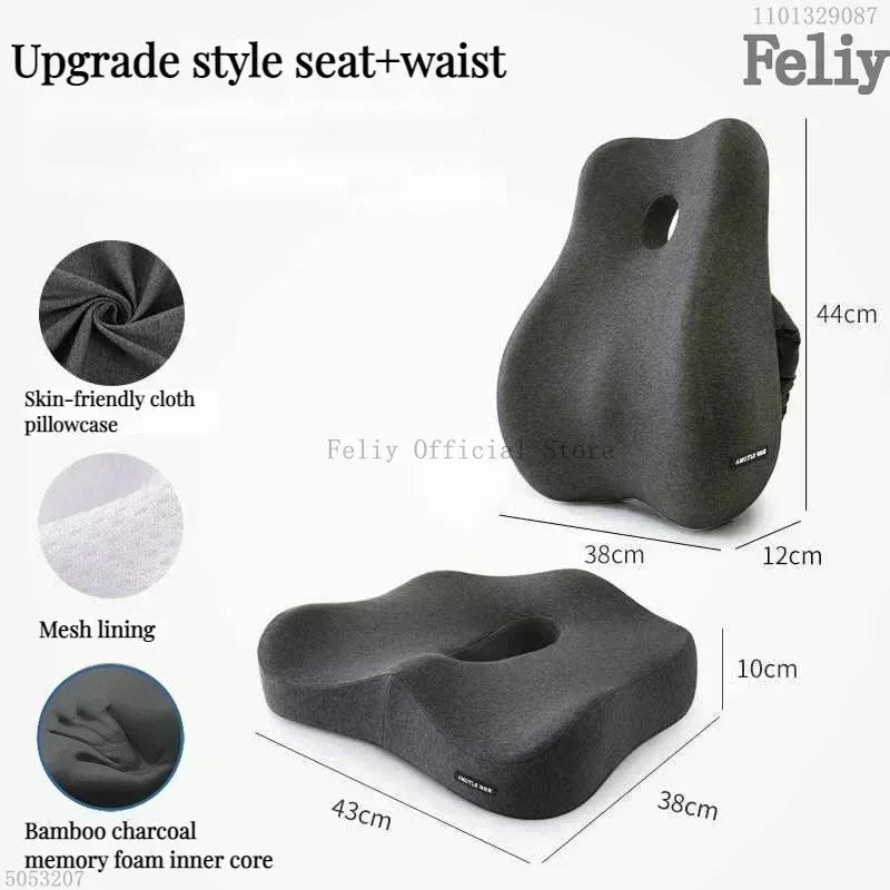 Memory Foam Auto Sitz Unterstützung Taille Kissen Massage - AnavaShop