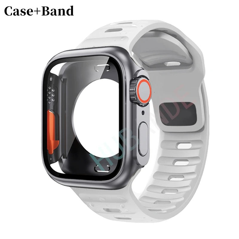 Silikonarmband + Hülle für Apple Watch Hülle - AnavaShop