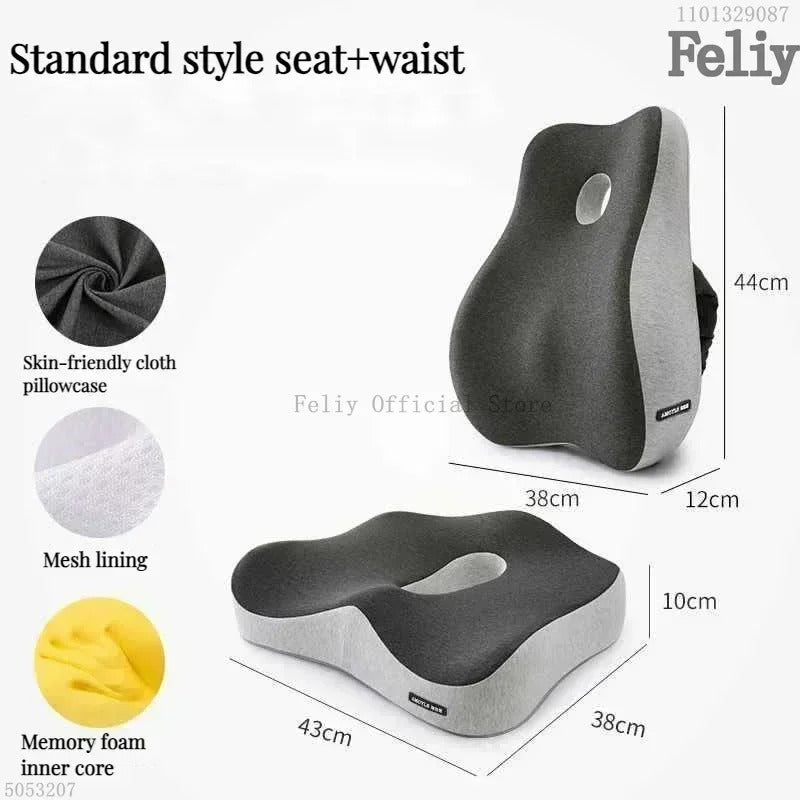 Memory Foam Auto Sitz Unterstützung Taille Kissen Massage - AnavaShop