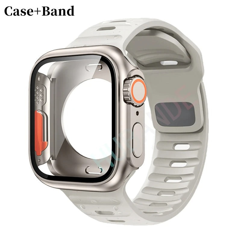 Silikonarmband + Hülle für Apple Watch Hülle - AnavaShop