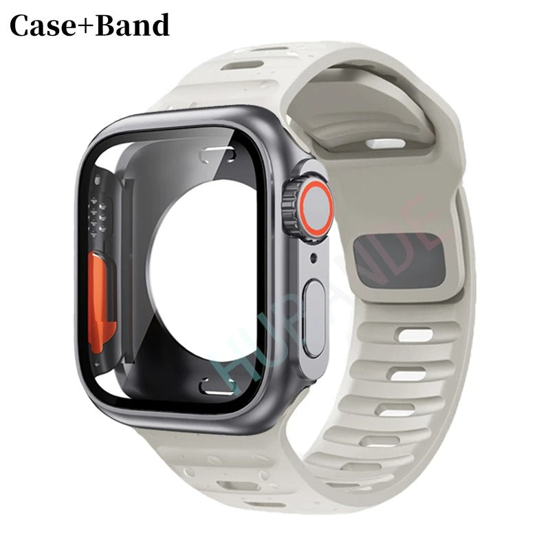 Silikonarmband + Hülle für Apple Watch Hülle - AnavaShop