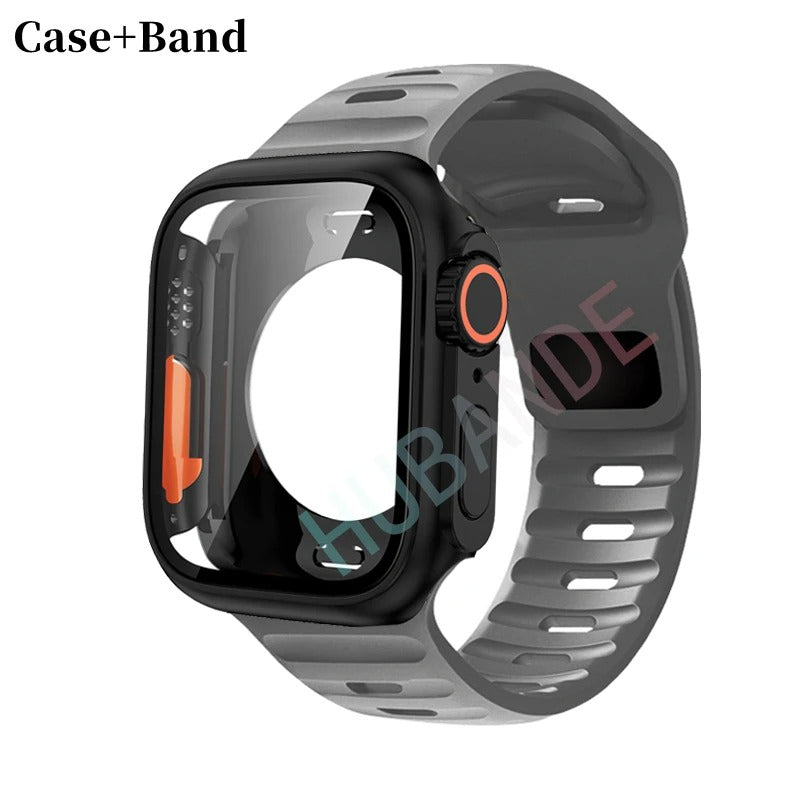 Silikonarmband + Hülle für Apple Watch Hülle - AnavaShop