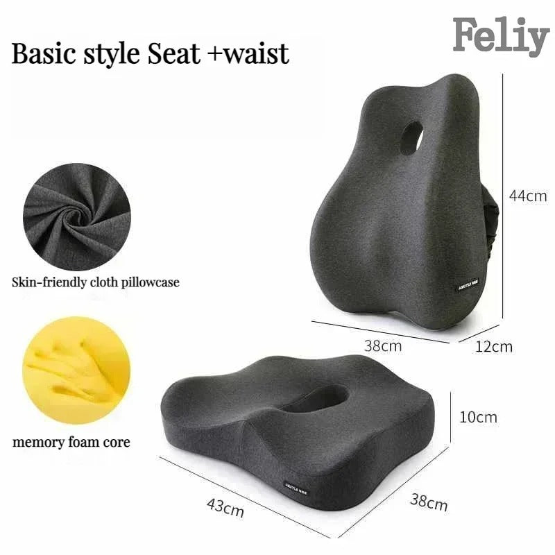 Memory Foam Auto Sitz Unterstützung Taille Kissen Massage - AnavaShop
