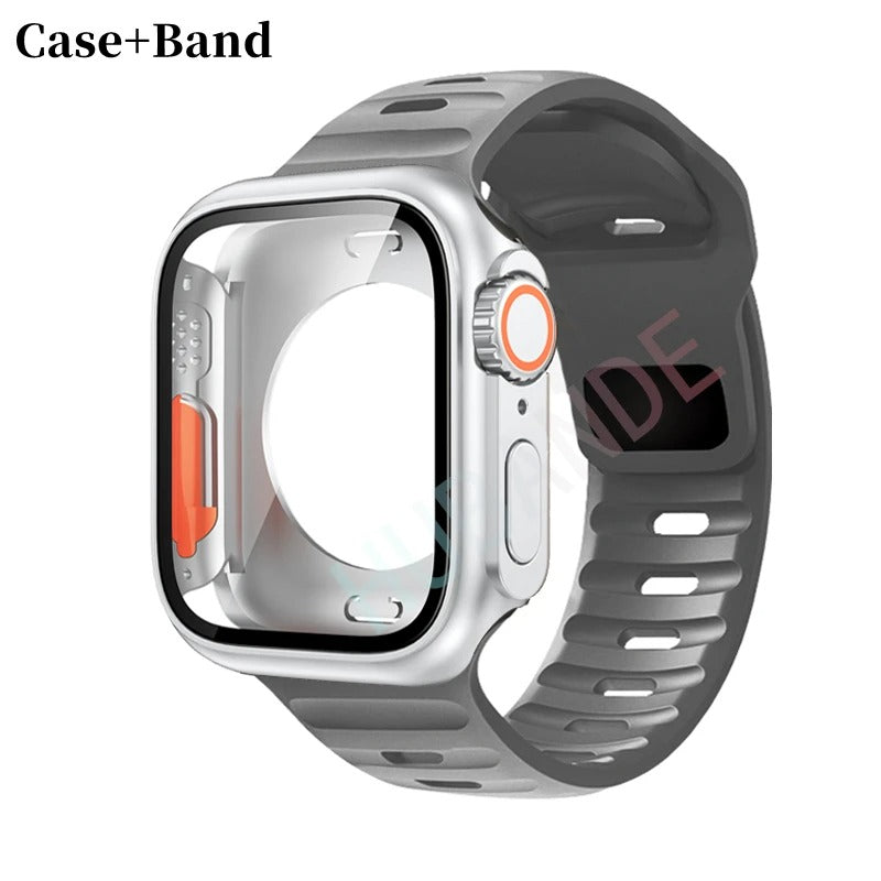 Silikonarmband + Hülle für Apple Watch Hülle - AnavaShop
