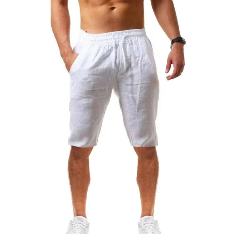 Hosen Männer Baumwolle Leinen Hosen Jogger Casual - AnavaShop