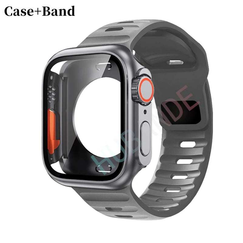 Silikonarmband + Hülle für Apple Watch Hülle - AnavaShop