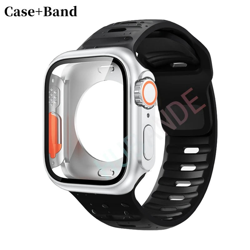 Silikonarmband + Hülle für Apple Watch Hülle - AnavaShop