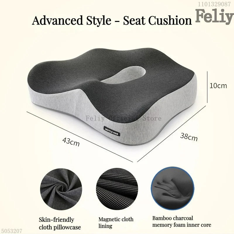Memory Foam Auto Sitz Unterstützung Taille Kissen Massage - AnavaShop