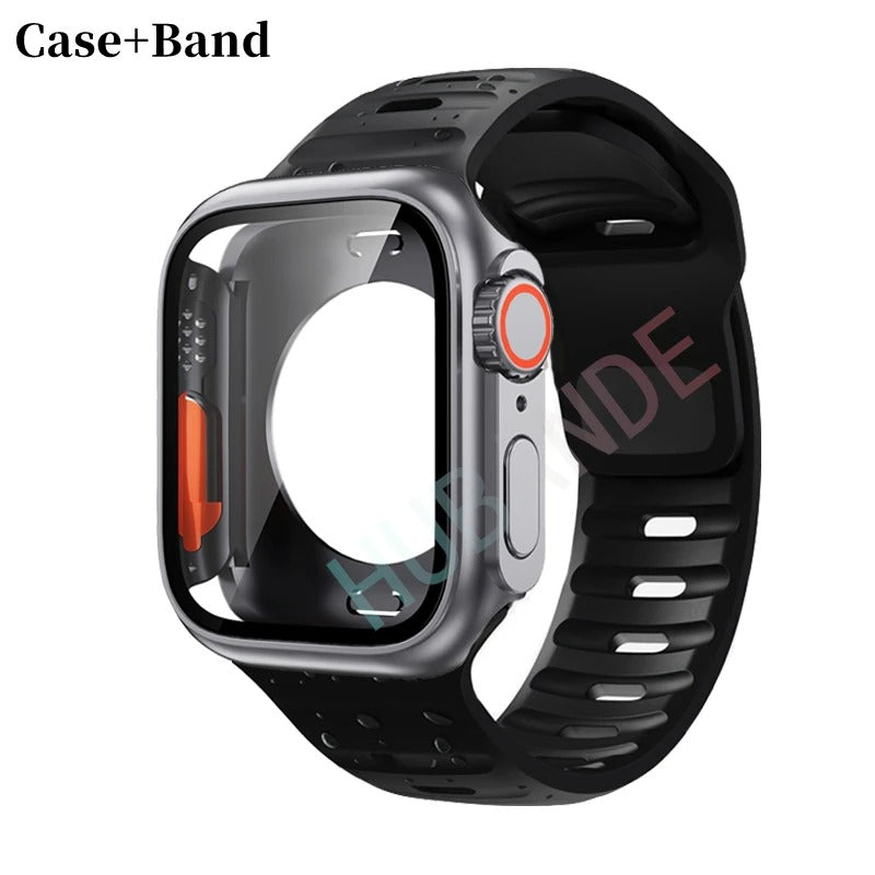 Silikonarmband + Hülle für Apple Watch Hülle - AnavaShop