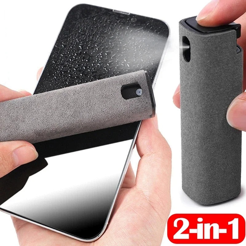 2In1 Mikrofaser Bildschirm Reiniger Spray Flasche Set für Telefon Ipad Bildschirm - AnavaShop