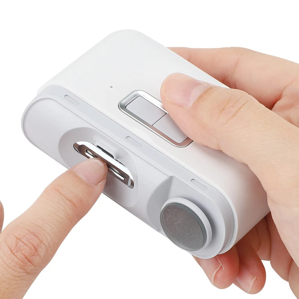 2 IN 1 elektrischer Nagelknipser mit LED-Licht, automatischer Nagelschleifer - AnavaShop