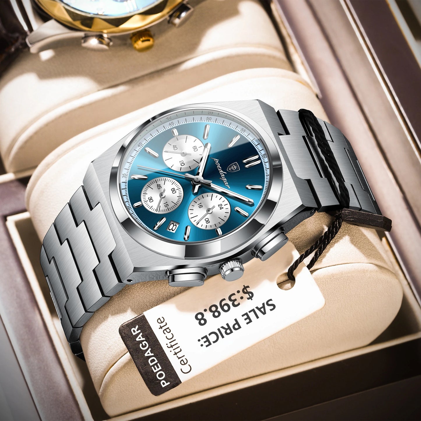 POEDAGAR Luxus Mann Quarzuhr Sport Militär Uhr Für Männer - AnavaShop