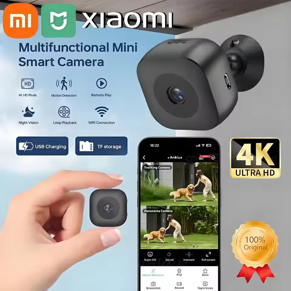 Xiaomi Mini Kamera 4K WiFi IP/AP Fernüberwachung Mobile Erkennung - AnavaShop