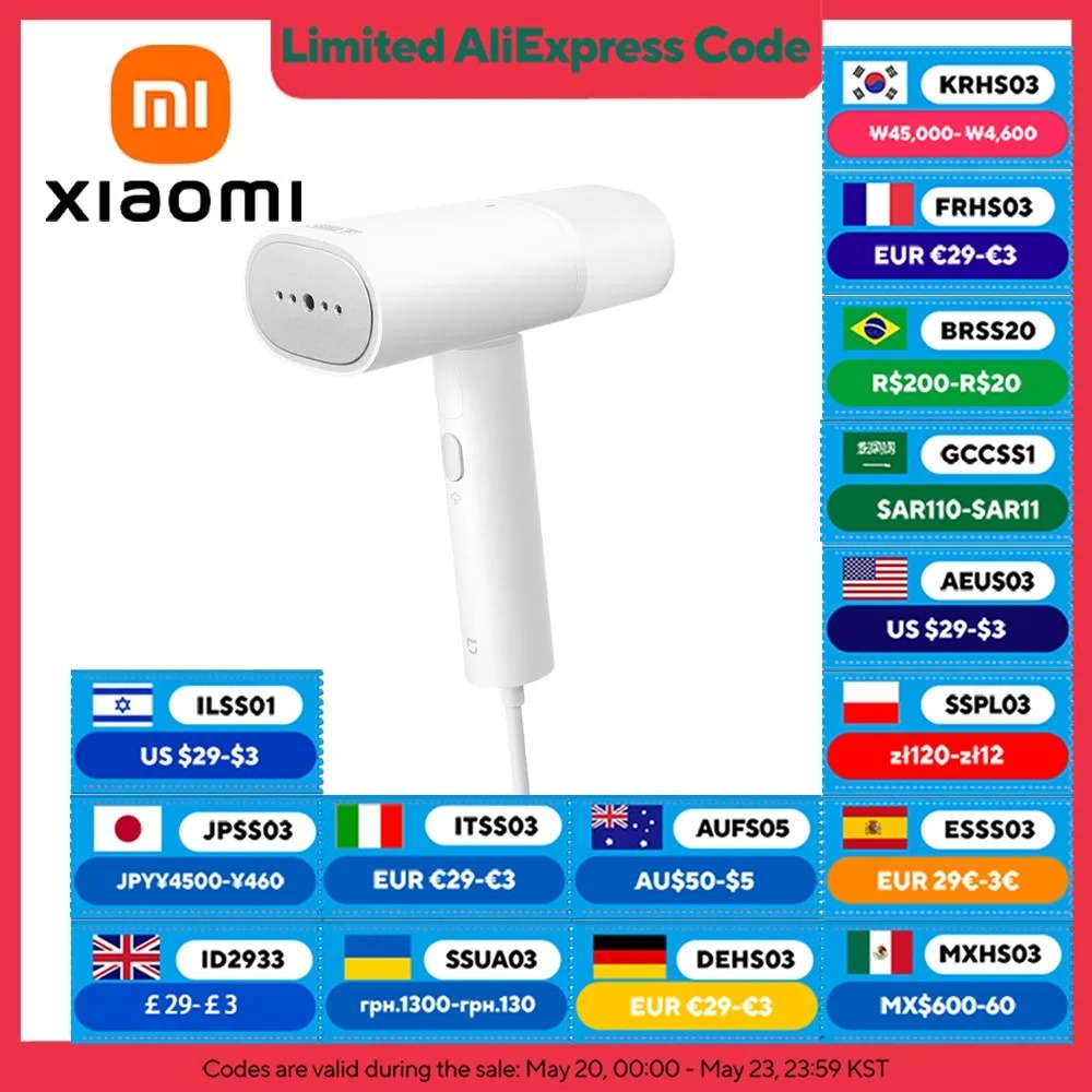 Neuer XIAOMI MIJIA Hand-Kleidungsdampfer - AnavaShop