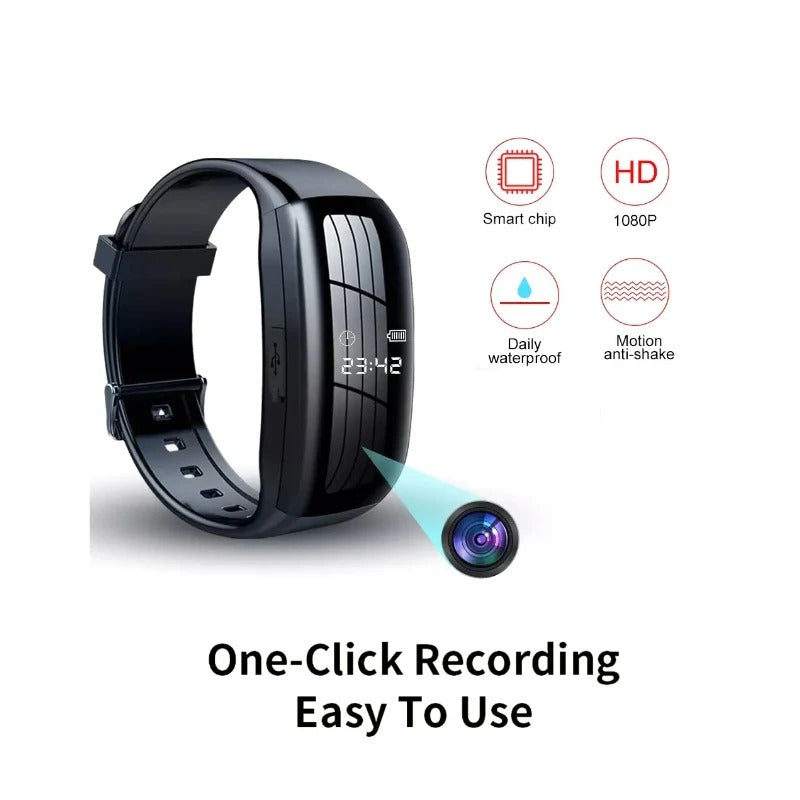 8-256GB Video Mini Kamera Uhr Audio Voice Recorder Armband USB - AnavaShop