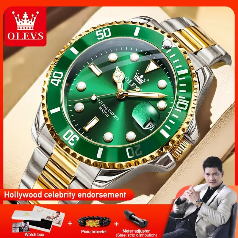 OLEVS 5885 Mann Uhr Original Marke Wasserdichte - AnavaShop