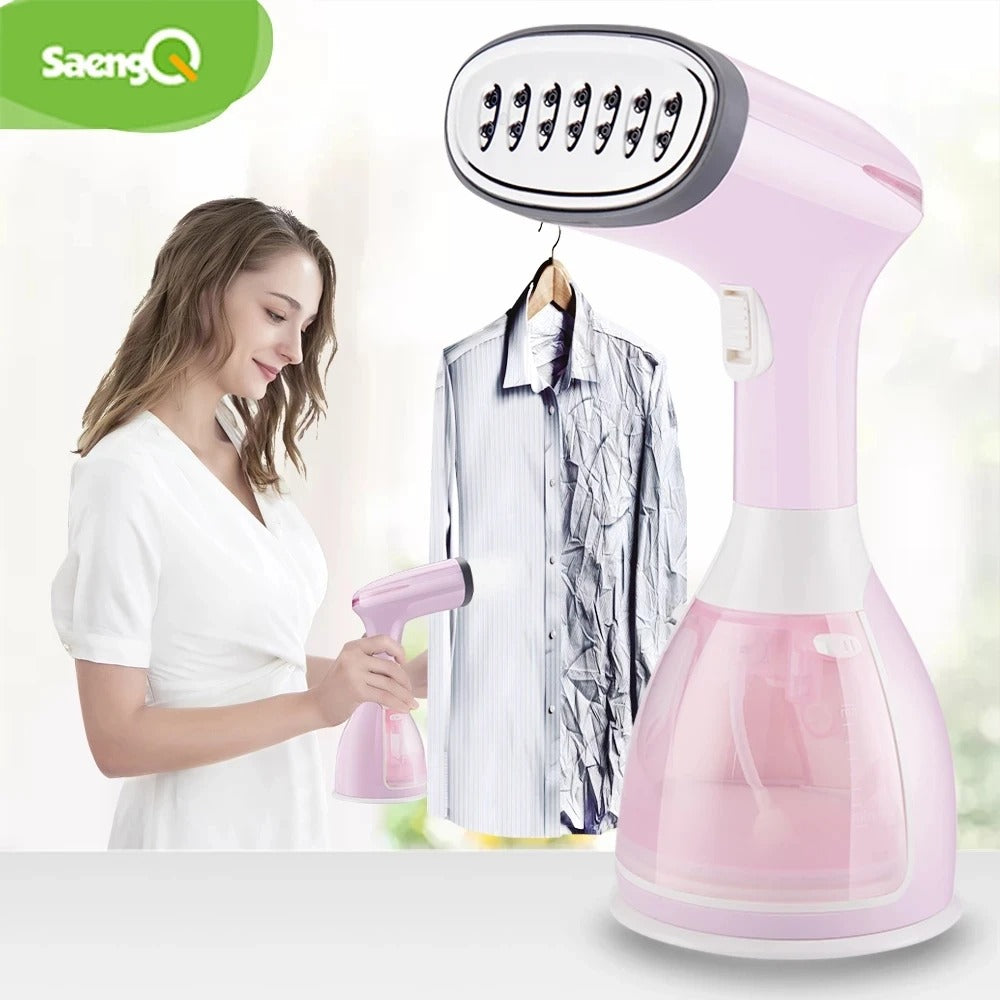 saengQ Handheld Garment Steamer 1500 W elektrisches Haushalts-Stoff-Dampfbügeleisen 280 ml tragbare vertikale schnelle Hitze zum Bügeln von Kleidung - AnavaShop