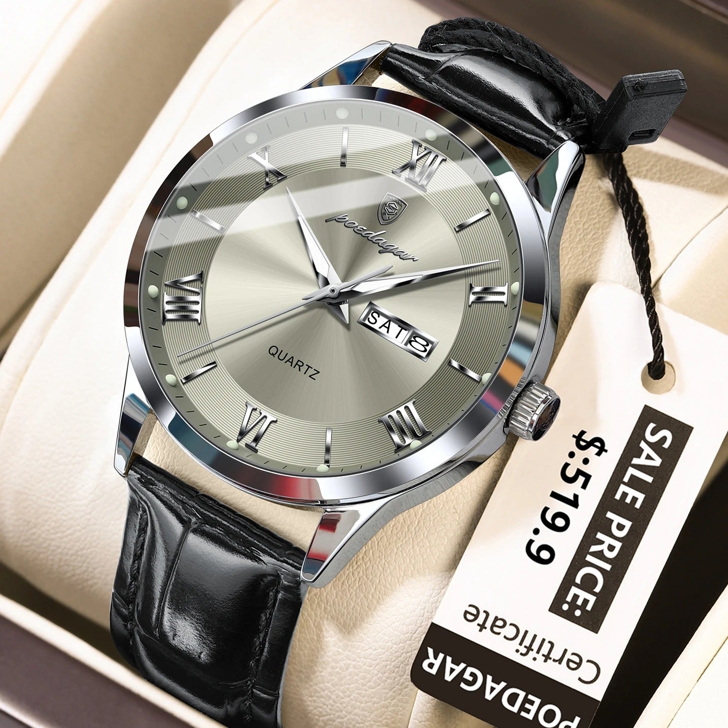POEDAGAR Top Luxus Uhr Für Männer Militärische Wasserdichte - AnavaShop