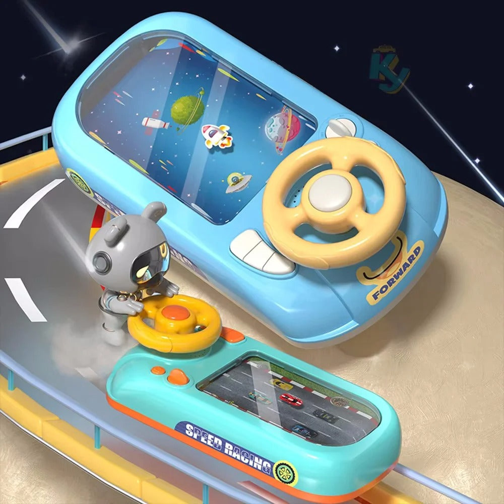 Racing Auto Elektronische Abenteuer Spiel Lenkrad Fahren Spielzeug Kinder - AnavaShop
