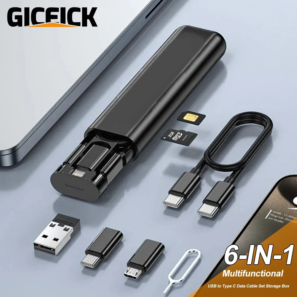 PD 60W Multifunktionale USB Typ C Kabel Für IPhone Xiaomi Samsung Ladegerät - AnavaShop