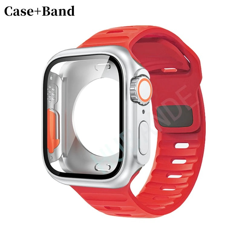 Silikonarmband + Hülle für Apple Watch Hülle - AnavaShop