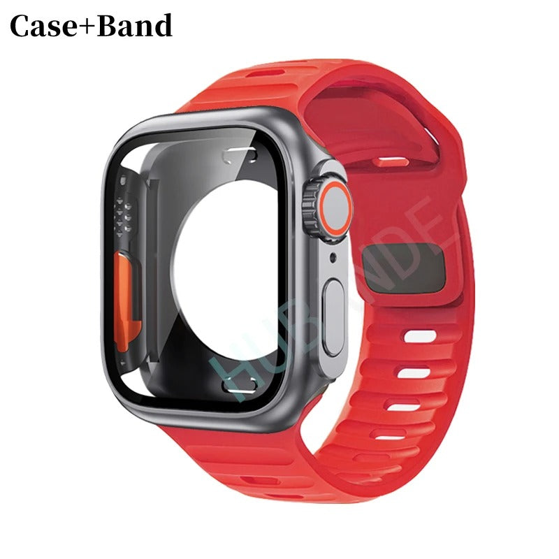 Silikonarmband + Hülle für Apple Watch Hülle - AnavaShop