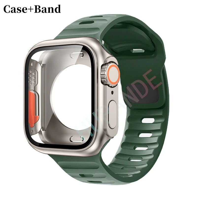 Silikonarmband + Hülle für Apple Watch Hülle - AnavaShop