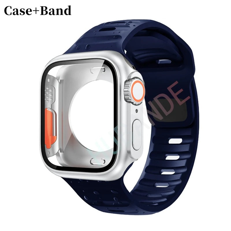 Silikonarmband + Hülle für Apple Watch Hülle - AnavaShop