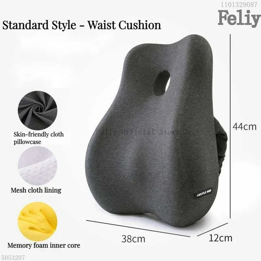 Memory Foam Auto Sitz Unterstützung Taille Kissen Massage - AnavaShop