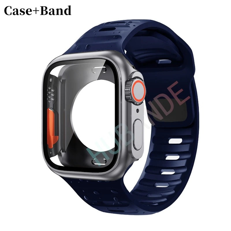 Silikonarmband + Hülle für Apple Watch Hülle - AnavaShop
