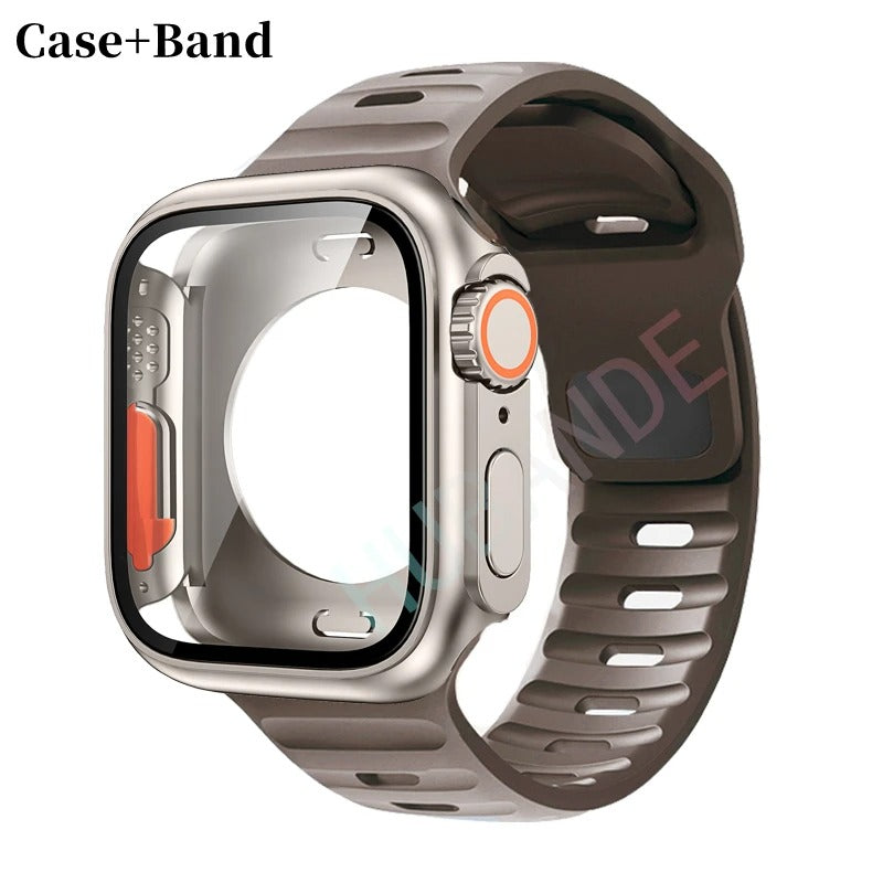Silikonarmband + Hülle für Apple Watch Hülle - AnavaShop