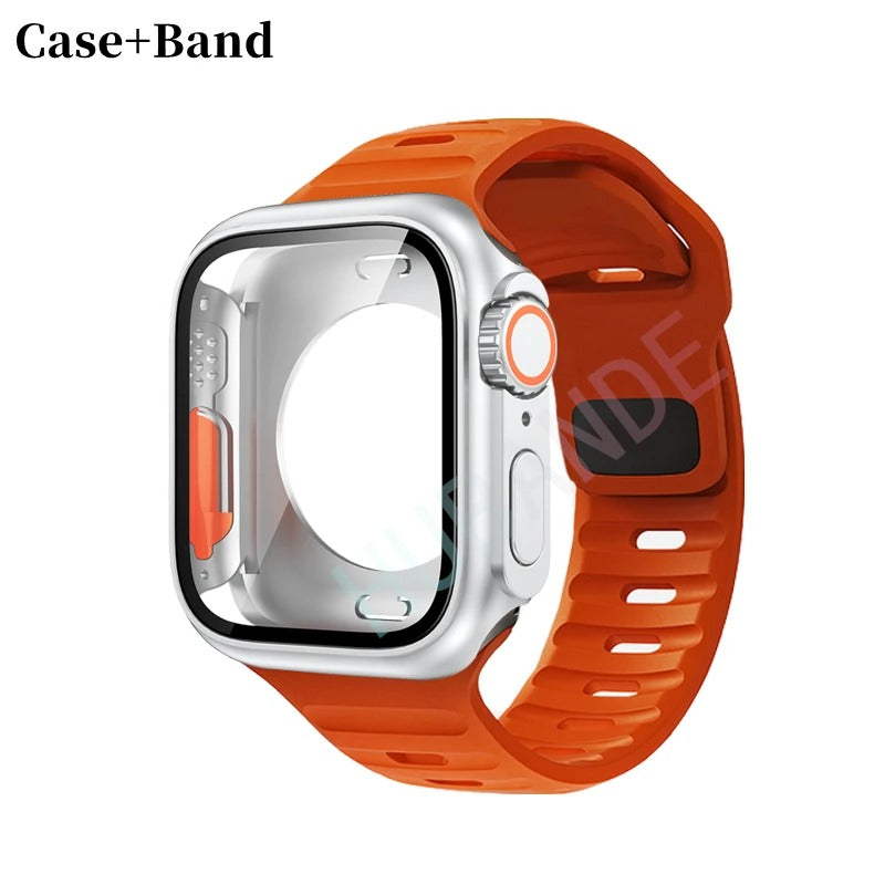 Silikonarmband + Hülle für Apple Watch Hülle - AnavaShop