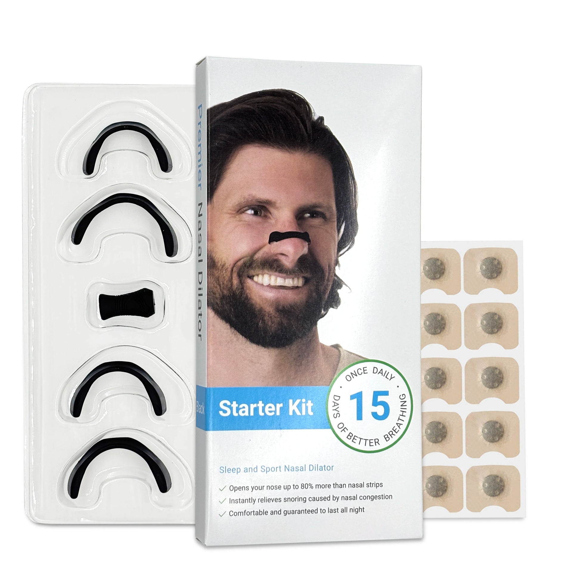 15 Paar magnetische Nasenatmungs-Dilatatoren-Kits - AnavaShop