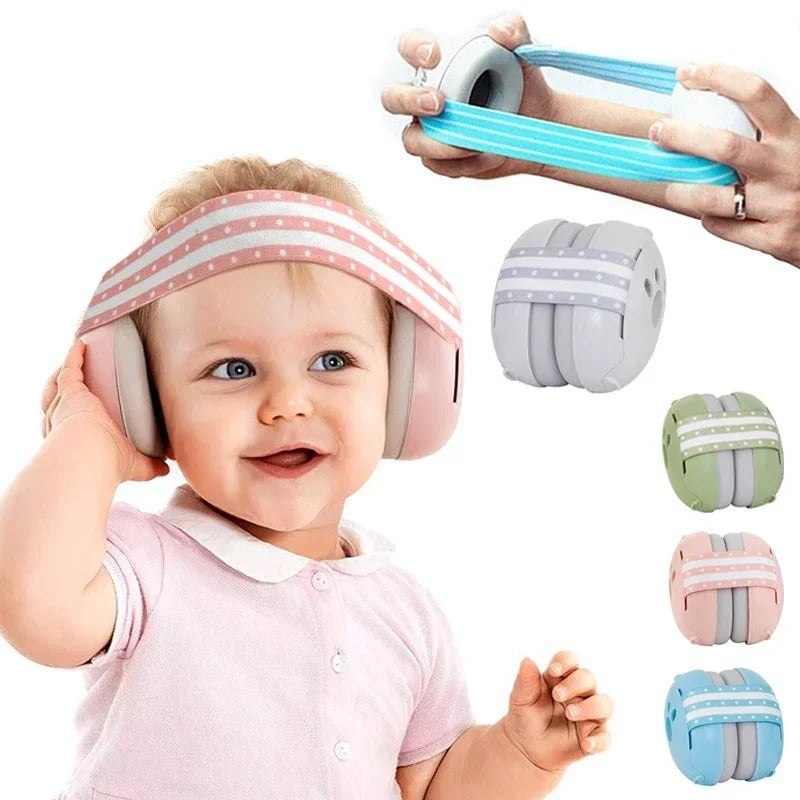 Baby-Gehörschutz für Babys, Kleinkinder, elastische Geräuschreduzierung - AnavaShop