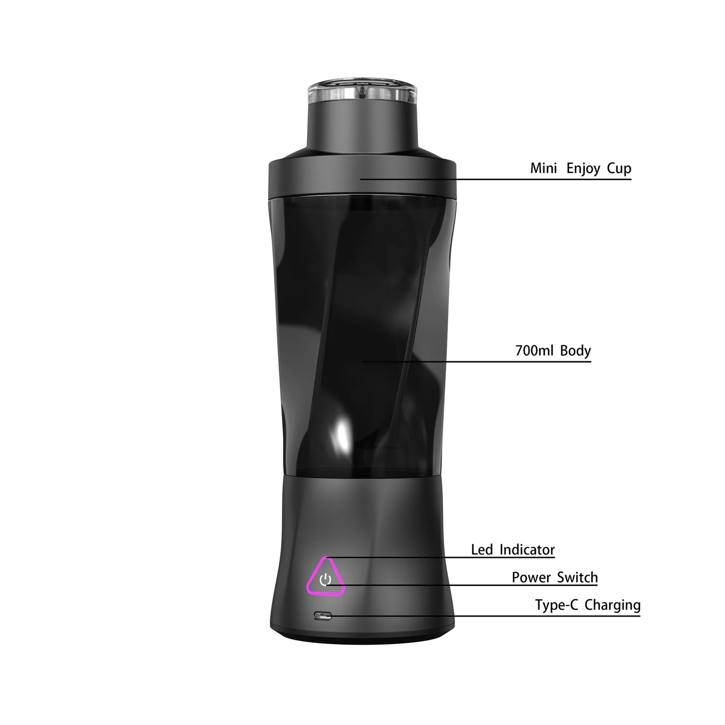 Licht Luxus Tragbare Elektrische Entsaften Tasse Küche - AnavaShop
