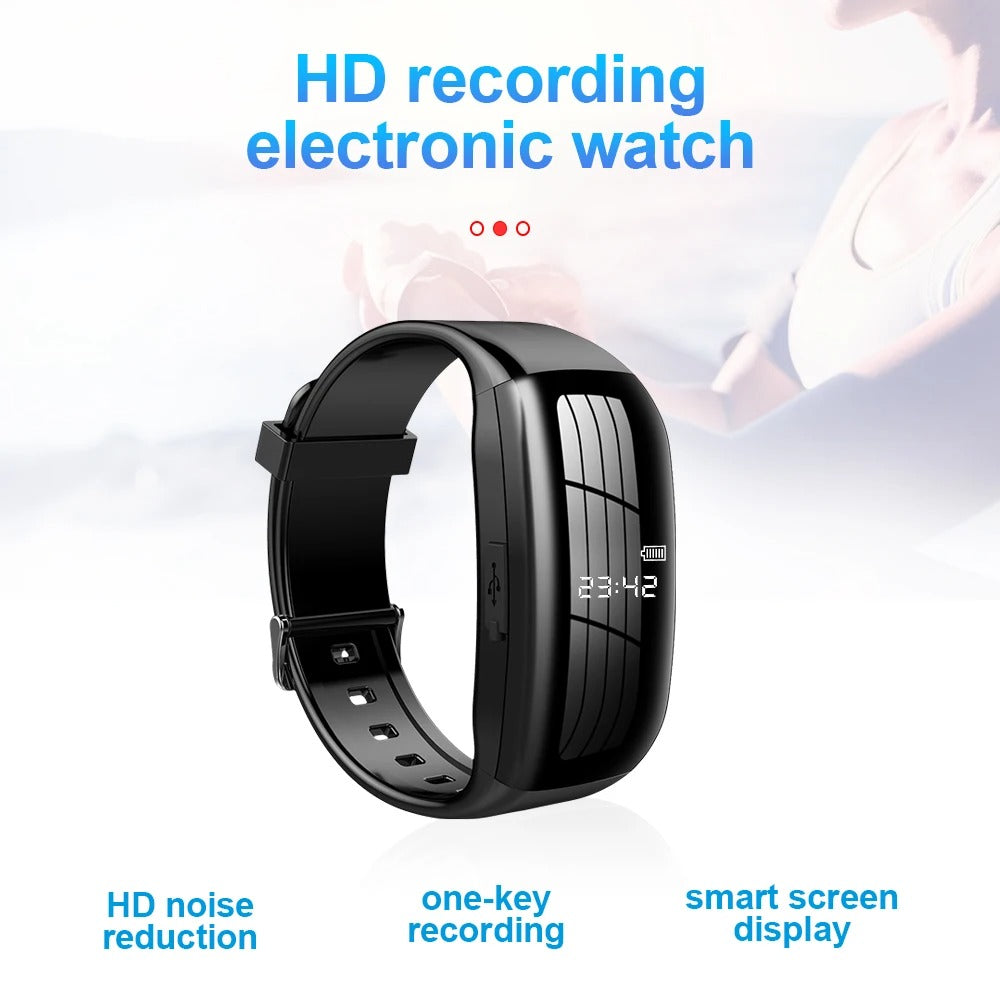 8-256GB Video Mini Kamera Uhr Audio Voice Recorder Armband USB - AnavaShop